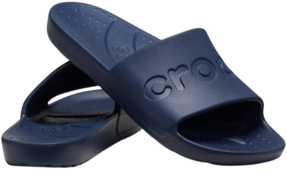 Crocs Slide Sandals Navy Blue M4 / W6 Comfort Slides Unisex Summer Shoes New